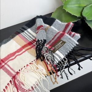 Cashmere unisex plaid, versatile, scarf, warm like new non-smoking Scotland